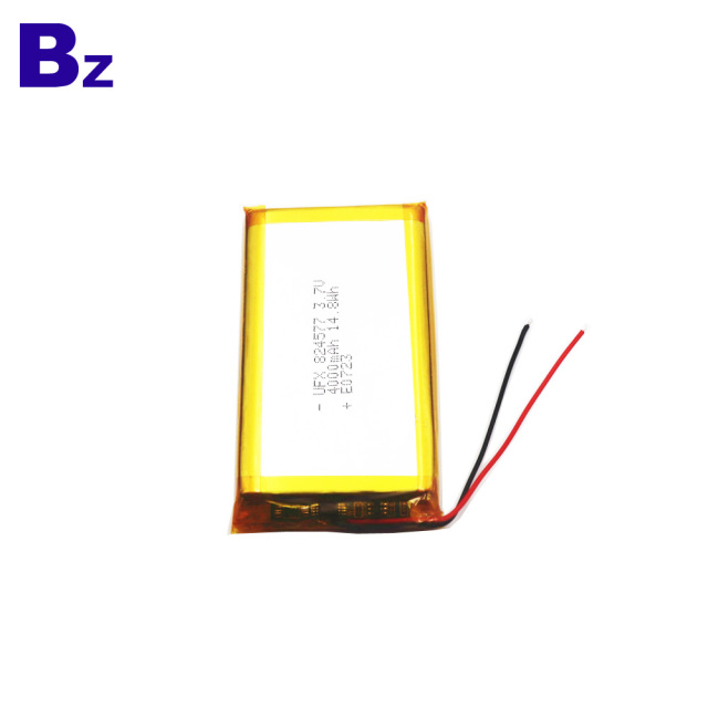 Rechargeable Li-Polymer Battery 4000mAh 3.7V with Wire for Power Bank UFX