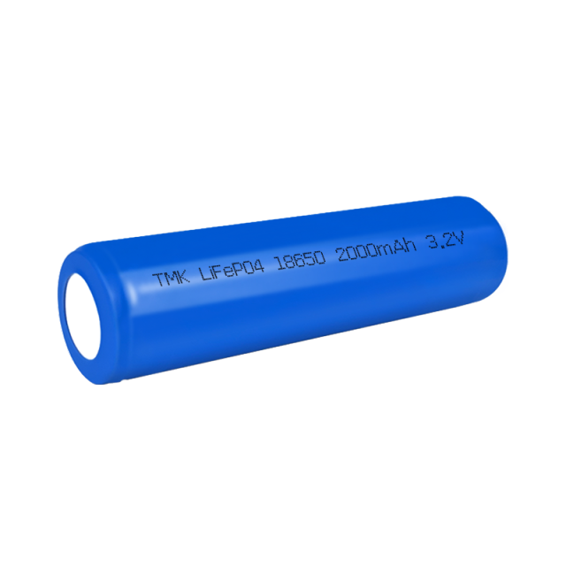 LiFePO4 Battery 18650 2000mAh 3.2V High Cycle Life 3000 for Power Tools Solar Lighting OEM