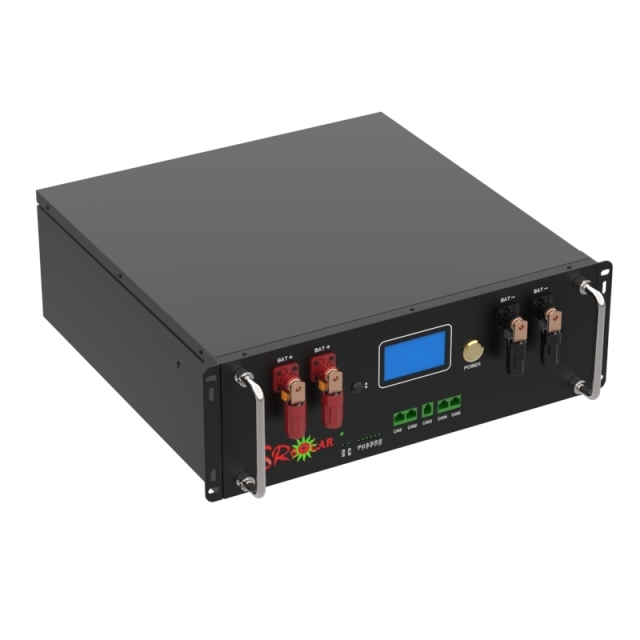 Rack Mount Energy Storage Battery 48V 200Ah Lifepo4 Long Cycle Life, High Discharge Rate for Solar Off-Grid Systems Srsolar