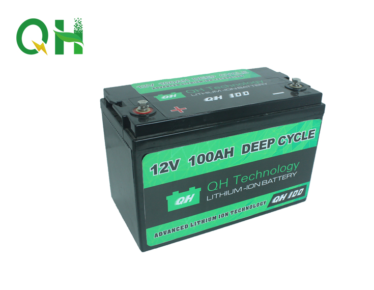 100ah 12v lifepo4 High-Safety Long-Life Cycle Lithium Iron Phosphate Battery for Solar Energy Storage and RV Power Systems