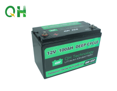 100ah 12v lifepo4 High-Safety Long-Life Cycle Lithium Iron Phosphate Battery for Solar Energy Storage and RV Power Systems