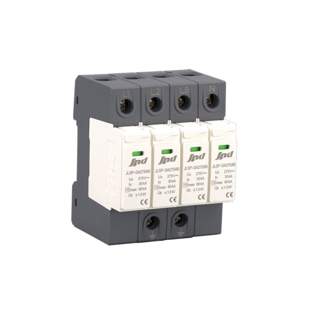 AC Surge Protective Device 40kA 275V Max Pluggable DIN Rail Mount for Solar PV and Energy Storage Systems