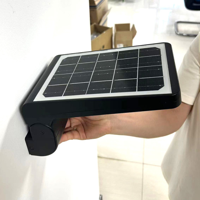 Solar LED Wall Lamp 5W PIR Motion Sensor IP65 Waterproof Outdoor Garden Pathway Security Lighting