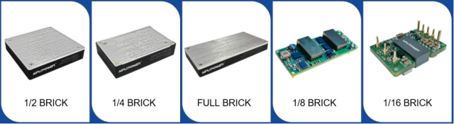 50-700W Brick Converter High Power Density, Wide Input Voltage for Rail Transit & Communication Aipu