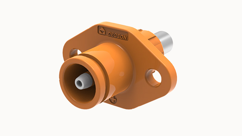 ESS Socket 50A 6mm2 Orange Crimp Connector for Energy Storage Systems