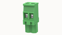 2EDGKB-5.08-02P Plug-in Connector 5.08mm Pitch 18A 320V Green Screw Terminal Block for Energy Storage & Battery Systems
