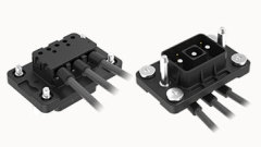 SA-EBBF-3005-M-L300-00A(H) 60A 72V DC Male Float Connector for Battery Exchange Systems
