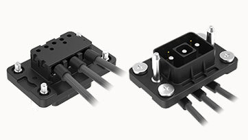 SA-EBBF-3005-M-L300-00A(H) 60A 72V DC Male Float Connector for Battery Exchange Systems