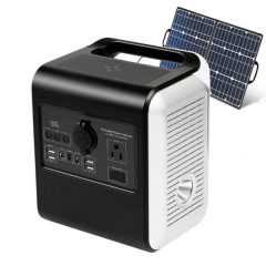 Portable Power Station 500W Pure Sine Wave AC Output with Wireless Charging and Solar Input for Outdoor Camping SmartPropel