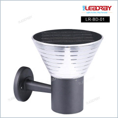 Outdoor Solar LED Wall Light 4.5W IP65 Waterproof LiFePO4 Battery Garden Courtyard Lighting LEADRAY