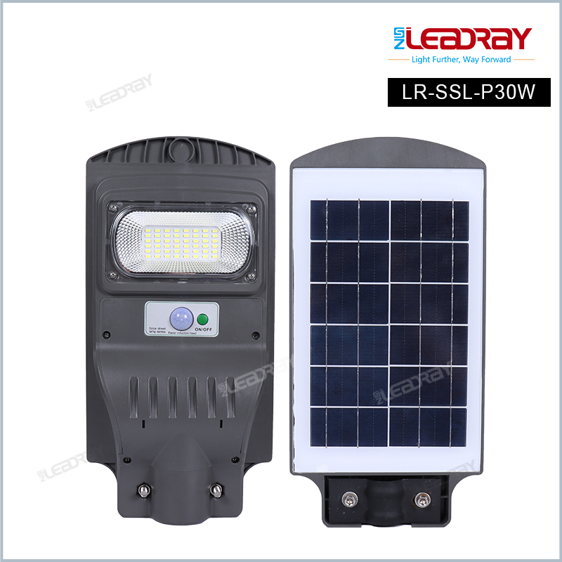 Solar LED Street Light 30W-120W All-in-One IP65 Waterproof Radar Sensor Outdoor Lighting for Park Lot Road