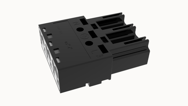 DGBSC-PG03F/4-03P Feed Through Terminal Blocks 25A 10mm Pitch Push-in Spring Connection for Energy Storage Systems