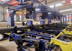 Steel Tube Packaging Automated Forming Machine Automatic Forming and Weighing for Steel Pipe Bundling in Pre-Finishing
