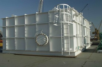 Utility Systems Diesel Tanks Potable Water Tanks Open Closed Drain Tanks for Offshore Oil Platforms and Surface Gathering Systems LANPEC