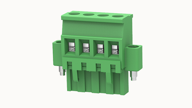 2EDGKAM-5.0-04P Plug-in Connector 5.0mm Pitch 18A 320V Green Screw Terminal for Energy Storage Systems DGS