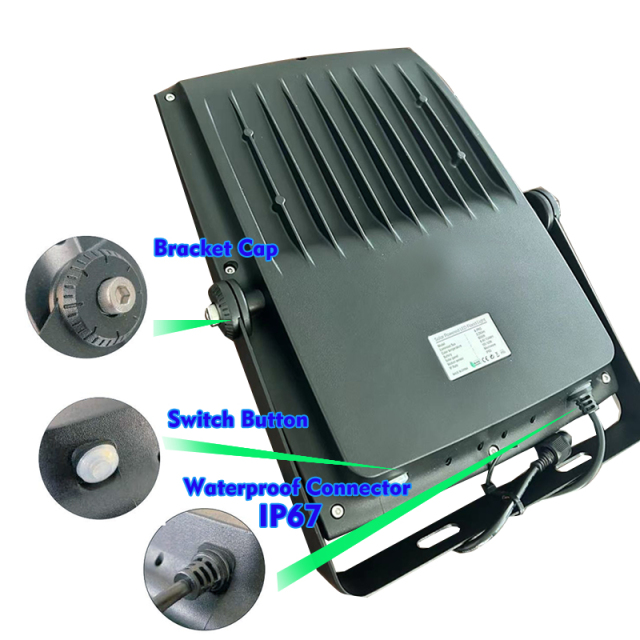 Solar LED Flood Light 50W 18.5W Lifepo4 Battery Outdoor Waterproof Lighting for Garden Street Security