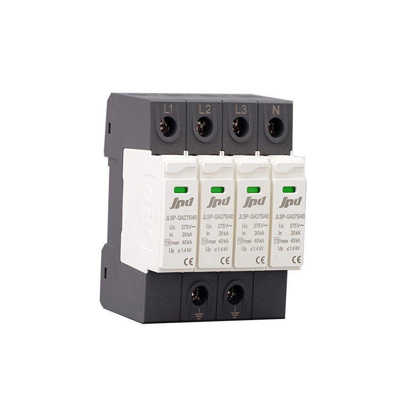 3 phase spd 40kA surge protection device 275V Uc 20kA In 40kA Imax for solar PV and energy storage systems Jinli