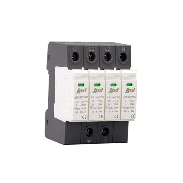 3 phase spd 40kA surge protection device 275V Uc 20kA In 40kA Imax for solar PV and energy storage systems Jinli