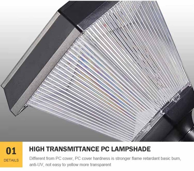 Outdoor Waterproof Wireless Solar Wall Lights 3W IP54 18650 Battery Monocrystalline Panel for Garden Pathway Lighting