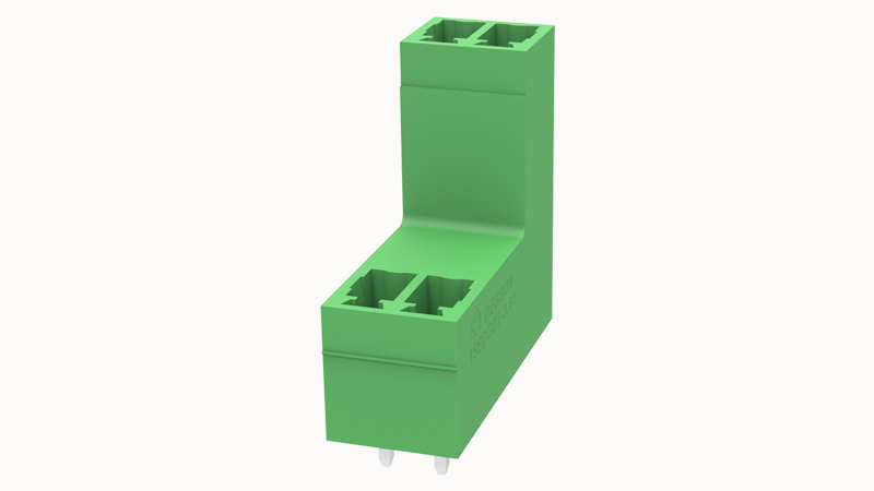15EDGVT-3.81-04P Pluggable Terminal Blocks 7A 250V Tin Contact Green for PCB in Energy Storage Systems