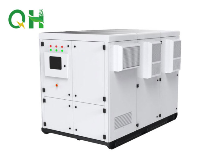 Shipping Container Solar System 153.6kWh LFP Battery Air Cooled for Grid Storage and Off-Grid Applications
