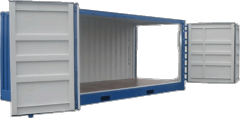Special Access Dry Cargo Container Side-Opening Design for Oversized Cargo Transport Customizable Dimensions and Interior