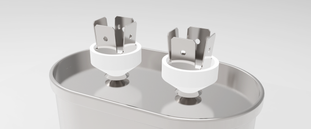 CBB65 B Aluminium-cased Explosion-proof Capacitor High Stability Low Loss Motor Run Capacitor for Energy Storage & Renewable Power Systems