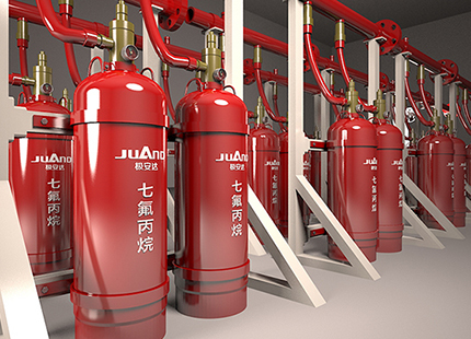 Heptafluoropropane Automatic Fire Suppression System for Energy Storage and Battery Facilities