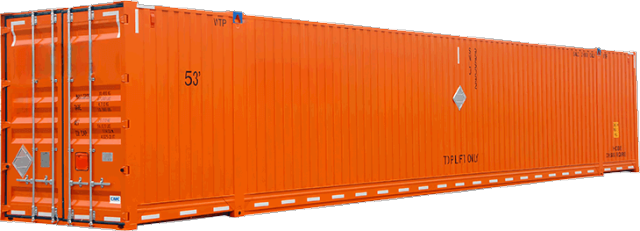 North America Domestic Container AAR Compliant Rail-Road Intermodal Double Stacking Transport