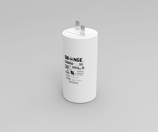 CBB60 AC Motor Capacitor High Temperature Humidity Resistance Motor Start and Operation in Single-Phase AC Motors Shenge