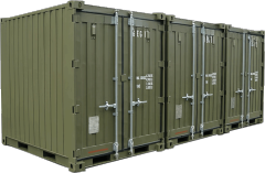 Multiplex Container&Mini Container Spliceable for Transport Disassemblable for Use Military-Grade ISO Certified