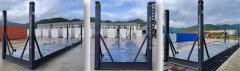 Fixed Post Flatracks Heavy-Duty Steel Frame for Battery Energy Storage Systems HSC