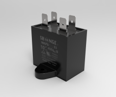 MKPS Safety Film Explosion Proof Capacitors Dry Construction Flame-Retardant No Oil Leakage for AC Motors and Lighting Shengecap