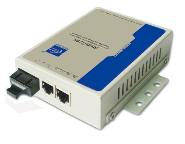 MODEL1200 Series 100M Fiber to Copper Media Converter with Dual RJ45 Ports for Industrial Networking 3onedata