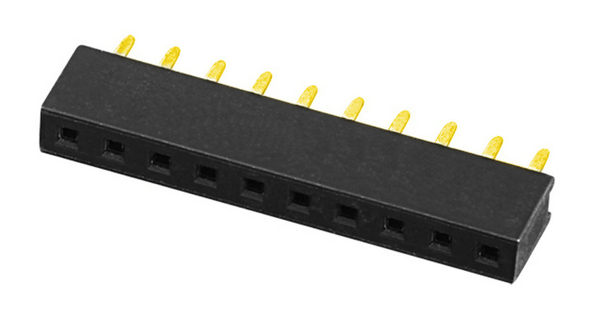 PH2.0mm Female Header 4.0/4.3/4.6mm Straight U-Type for Board to Board Connection in Energy Storage Systems