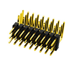 PH2.54mm Pin Header Three Row Single Body Right Angle Board to Board Connector for Battery Management Systems and Energy Storage Applications