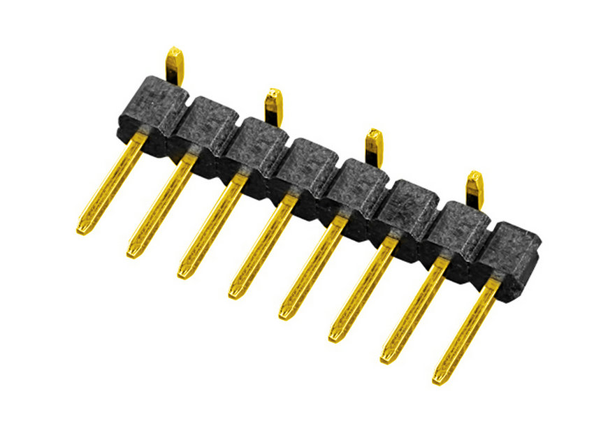 PH2.54mm Pin Header Single Row SMT Type Board to Board Connector Pin Connector 2.54mm Pitch SMT Mounting for Battery Management Systems and Energy Storage PCB Interconnects L207XX