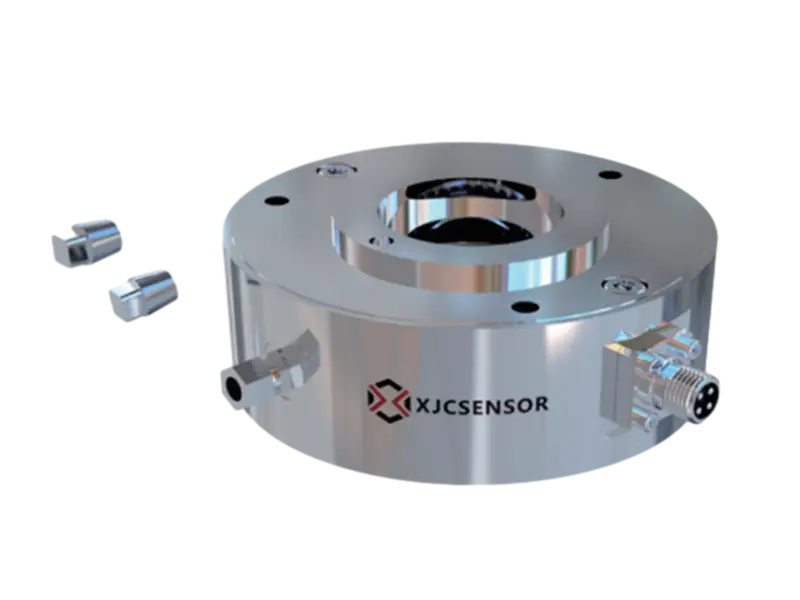 Through-hole Tension Sensor X-ZL14 Compact Design, High Precision 0.3% F.S. for Battery Electrode and Thin Film Processing