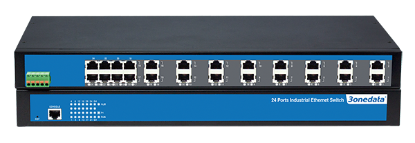 IES5024 Series 24-Port Industrial Ethernet Switch with SW-Ring, Fiber/Copper Options for Smart Grid, Rail Transit 3onedata