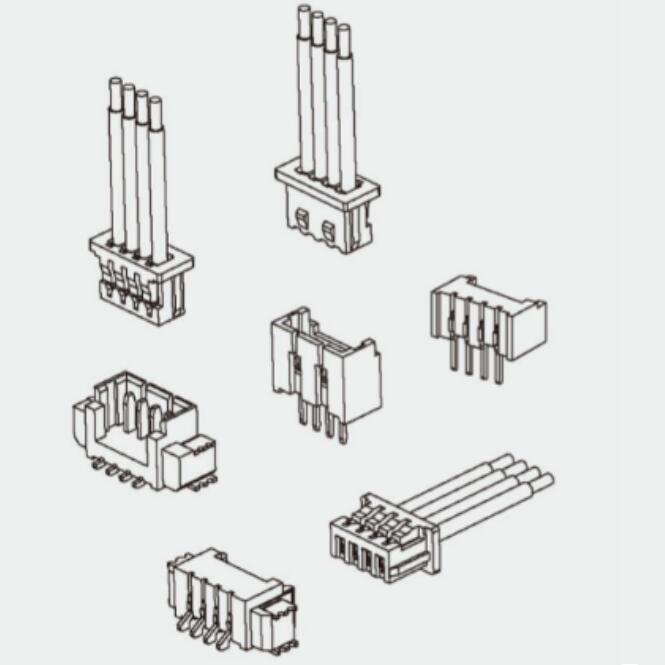 A1251 Series 1.25mm Pitch Surface Mount Type Connector High-Density Low-Profile Design for Battery Management Systems and Energy Storage Applications