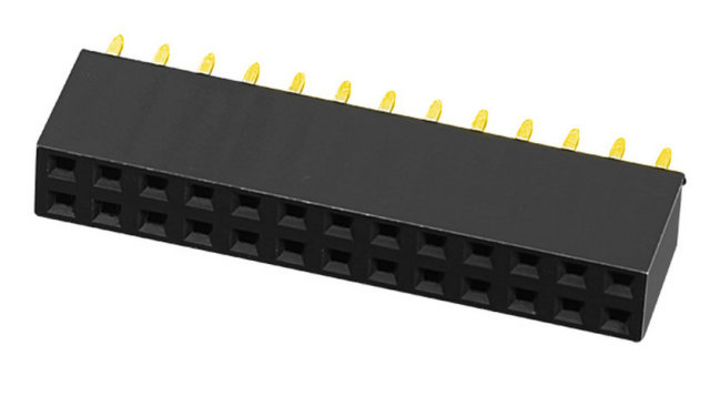 PH2.54mm Female Header 5.7-12.0mm Height Dual Row Straight Connector for Battery and Energy Storage Systems