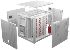 Masspoint Battery Energy Storage System (BESS) LiFePO4 215kWh/430kWh Forced Air-Cooling for Construction Industrial Off-Grid Sites