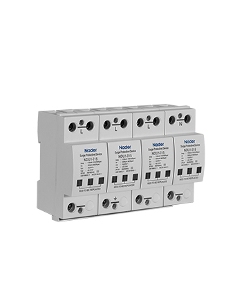 NDU Series Surge Protector 120KA 8/20 Waveform Max Discharge Current for Industrial & Renewable Energy Systems Nader