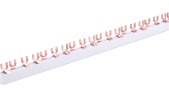 NBR-302 40A/63A/80A Fork Type Busbar High Conductivity Copper for MCB/RCD Connection in Solar Energy Systems