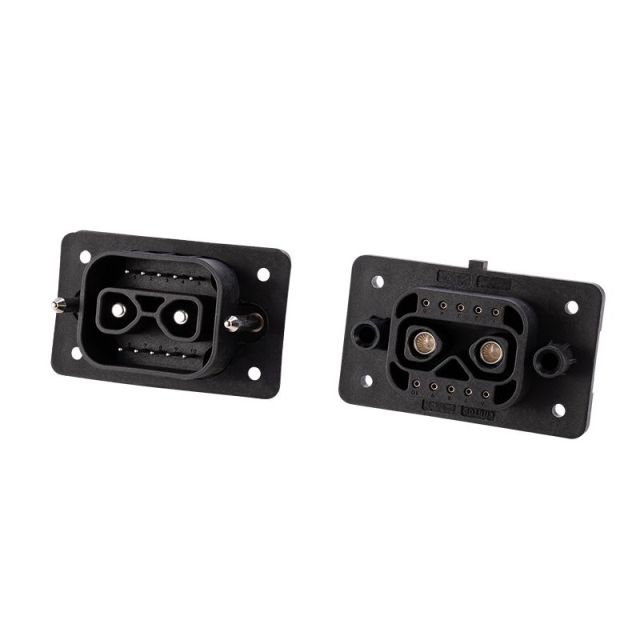 2+10Pin Stacked Energy Storage Plug and Socket IP67 Waterproof 100A for Outdoor Battery Systems CRETOP