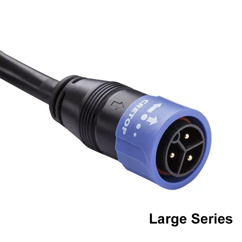 Outdoor LED Display Connector IP67 Waterproof 12AWG for Outdoor Signage and Display Systems CRETOP