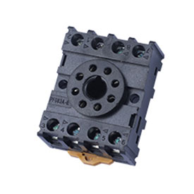 Relay Sockets PPF08A-E 10/300 A/VAC 2000 V/S Dielectric Strength for 8PIN Relay in Energy Storage and Battery Systems