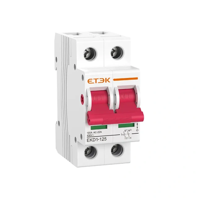EKD1-125 Isolator Switch 125A 1P-4P 240/415V Power Distribution & Solar Energy Systems ETEK