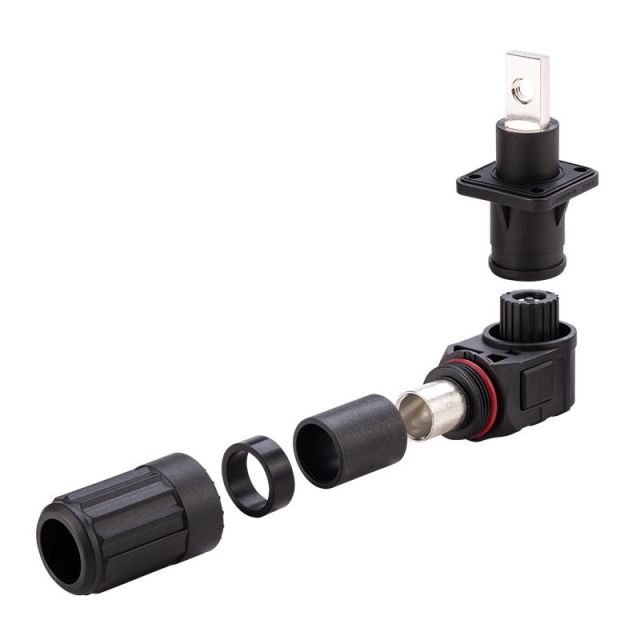 300A Energy Storage Plug and Socket IP67 Waterproof 1/0-2/0AWG for Solar Battery Systems CRETOP