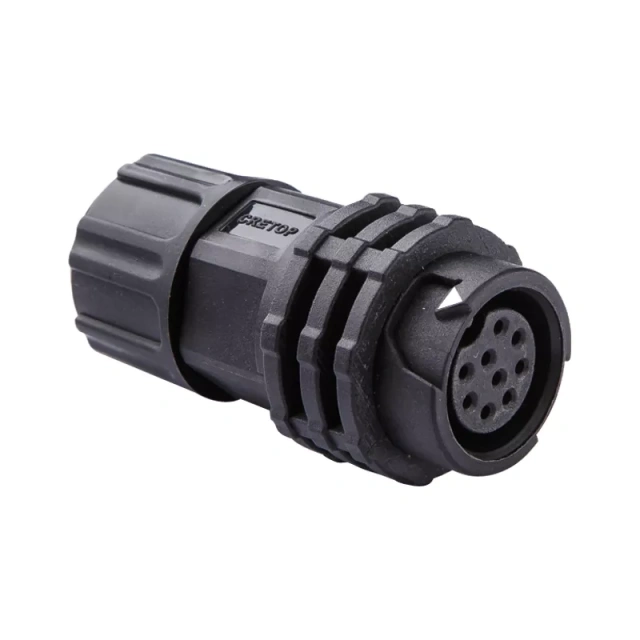 Renewable Energy Solar Power Storage Connector IP68 Waterproof 10A 3Pin for Outdoor Solar Systems CRETOP